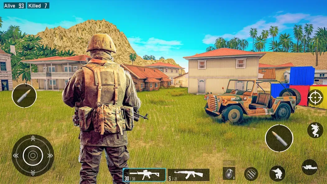 Скачать Commando Gun Shooting Games — Модификация Много денег и патронов — скриншот 3