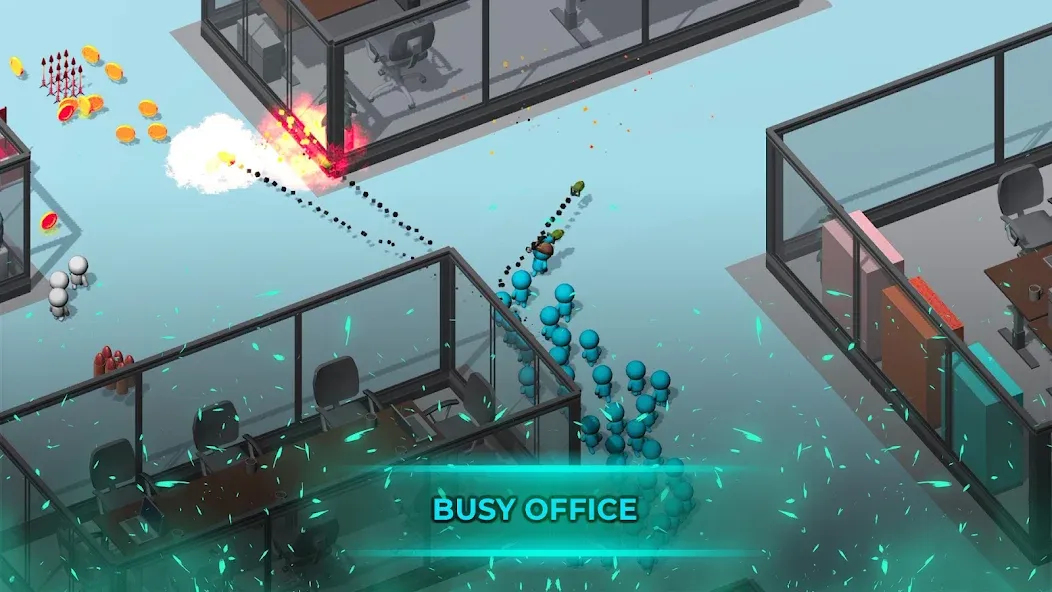 Crowd War - Action Game MOD APK на Android — Много денег — скриншот 1 Crowd War - Action Game MOD APK на Android — Много денег — скриншот 1