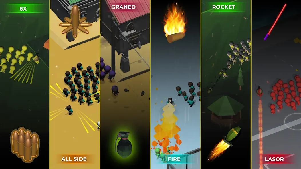 Crowd War - Action Game MOD APK на Android — Много денег — скриншот 2 Crowd War - Action Game MOD APK на Android — Много денег — скриншот 2
