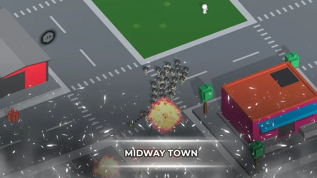 Crowd War - Action Game MOD APK на Android — Много денег — скриншот 3 Crowd War - Action Game MOD APK на Android — Много денег — скриншот 3
