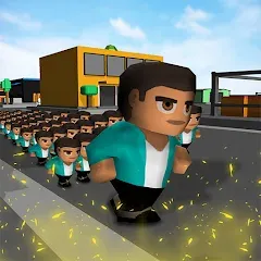 Crowd War - Action Game MOD APK на Android — Много денег
