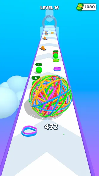Flexy Runner MOD — Много денег на Андроид — скриншот 2