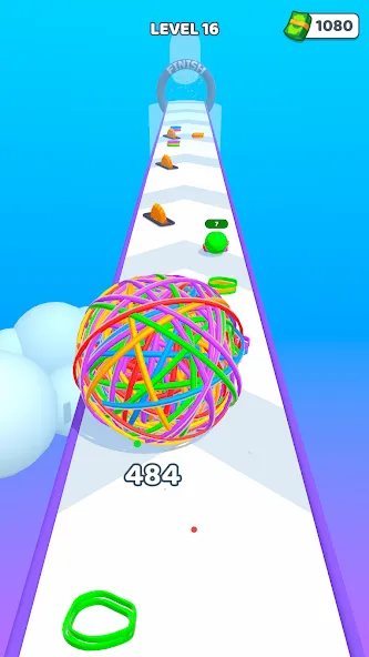 Flexy Runner MOD — Много денег на Андроид — скриншот 3