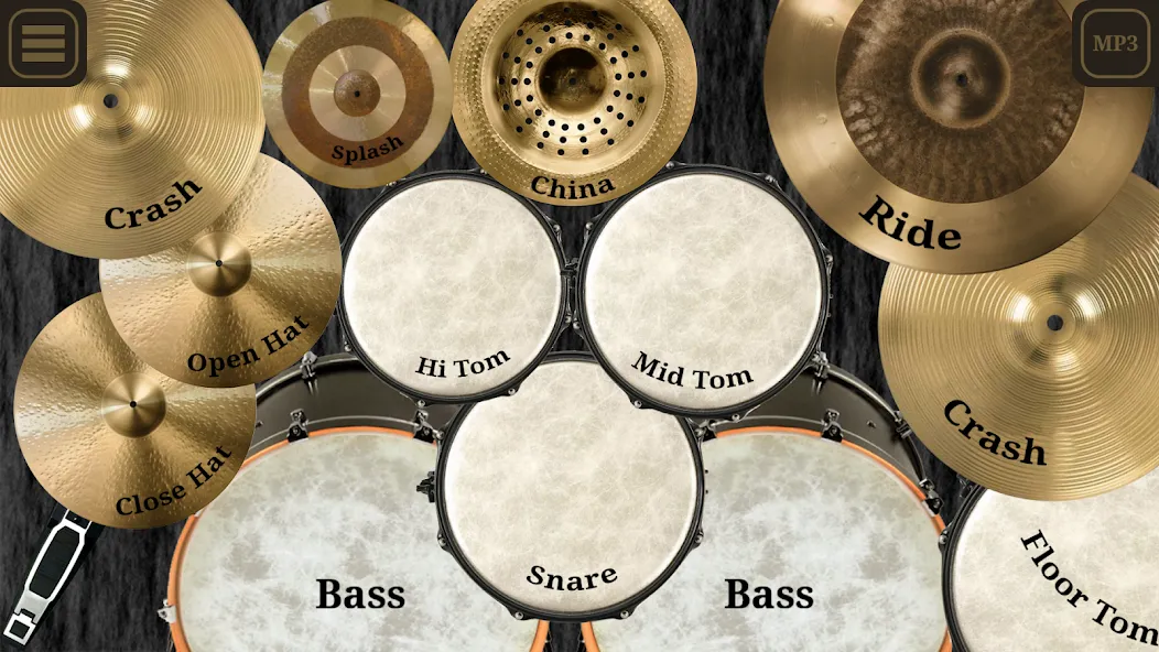 Drum kit (Drums) free (Мод Все открыто и без рекламы) — скриншот 1