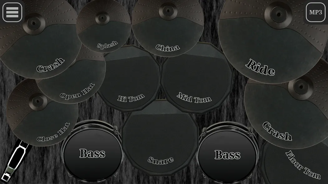 Drum kit (Drums) free (Мод Все открыто и без рекламы) — скриншот 2