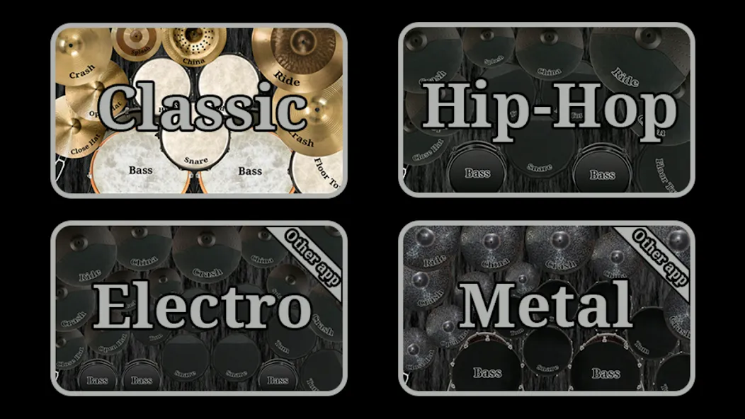 Drum kit (Drums) free (Мод Все открыто и без рекламы) — скриншот 5