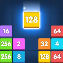 Скачать Merge Puzzle - Number Games с модом — Много денег