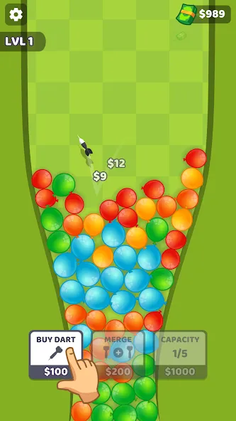 Скачать Merge Cutter MOD APK — Много денег — скриншот 1
