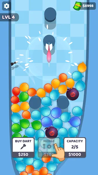 Скачать Merge Cutter MOD APK — Много денег — скриншот 3