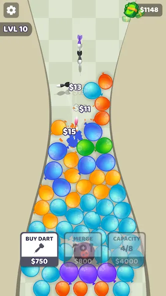 Скачать Merge Cutter MOD APK — Много денег — скриншот 5