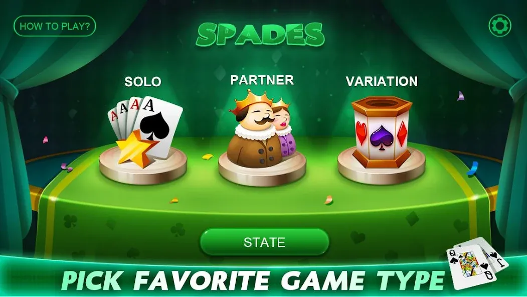 Spades на Андроид — Мод Все открыто — скриншот 1