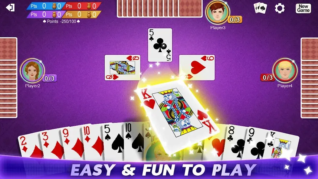 Spades на Андроид — Мод Все открыто — скриншот 2