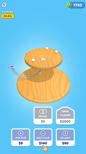 Скачать Spinning Balls MOD APK — Много денег и без рекламы — скриншот 1