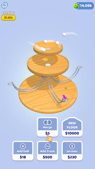 Скачать Spinning Balls MOD APK — Много денег и без рекламы — скриншот 2
