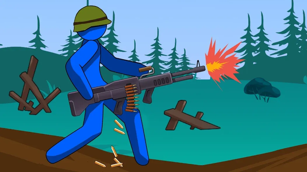 Скачать Stickman History Battle — Модификация Много денег — скриншот 2