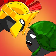 Скачать Stickman History Battle — Модификация Много денег
