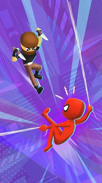 Скачать Web Master: Stickman Superhero — Последняя версия (Много денег) — скриншот 1