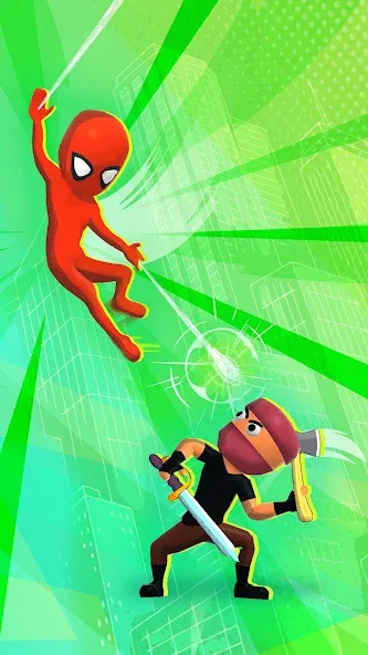Скачать Web Master: Stickman Superhero — Последняя версия (Много денег) — скриншот 2