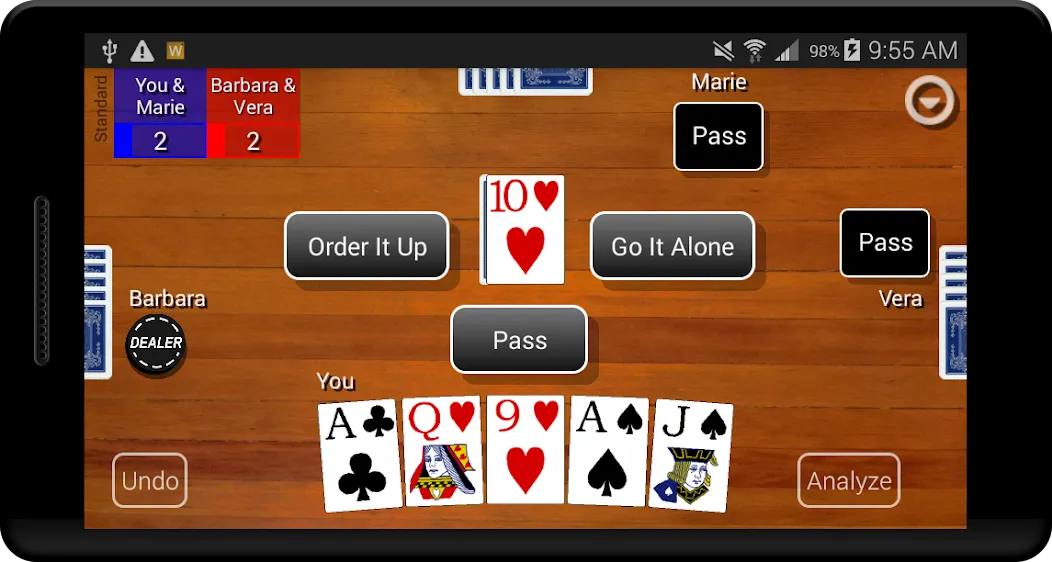 Euchre Card Classic (Мод Все разблокировано) — скриншот 1