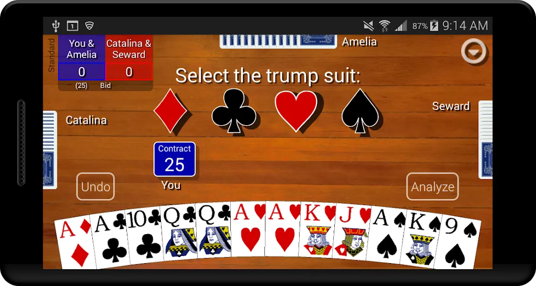 Скачать взломанную Pinochle Classic — Все карты открыты бесплатно — скриншот 4