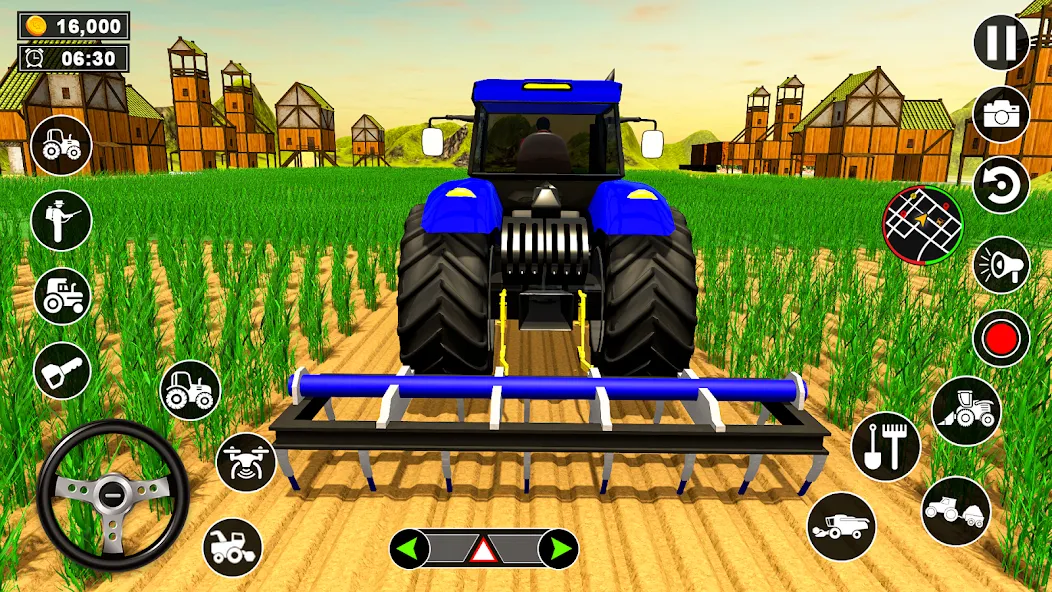 Скачать взломанную Real Tractor Driving Simulator — Много денег — скриншот 3