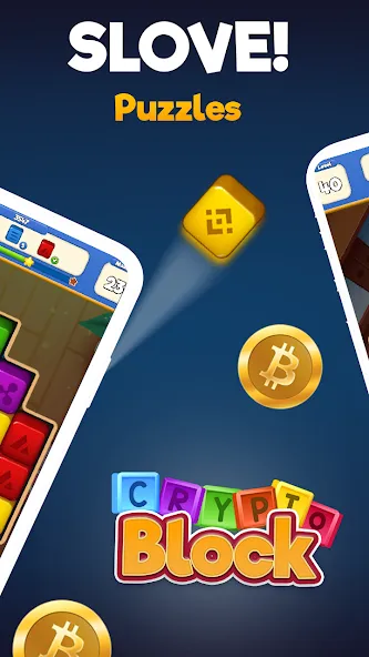 Скачать Crypto Blocks Puzzle Challenge MOD APK — Много денег — скриншот 2