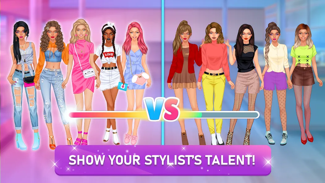 College Girls Team Makeover на Андроид — Много денег и всё открыто — скриншот 4