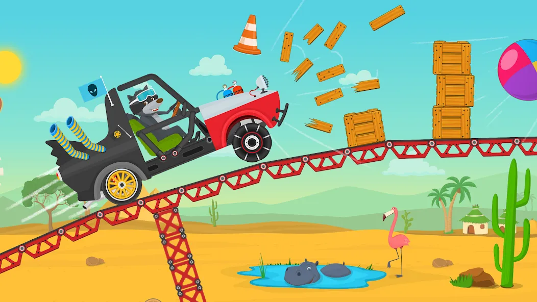Скачать взломанную Garage Master - games for kids — Все открыто — скриншот 5