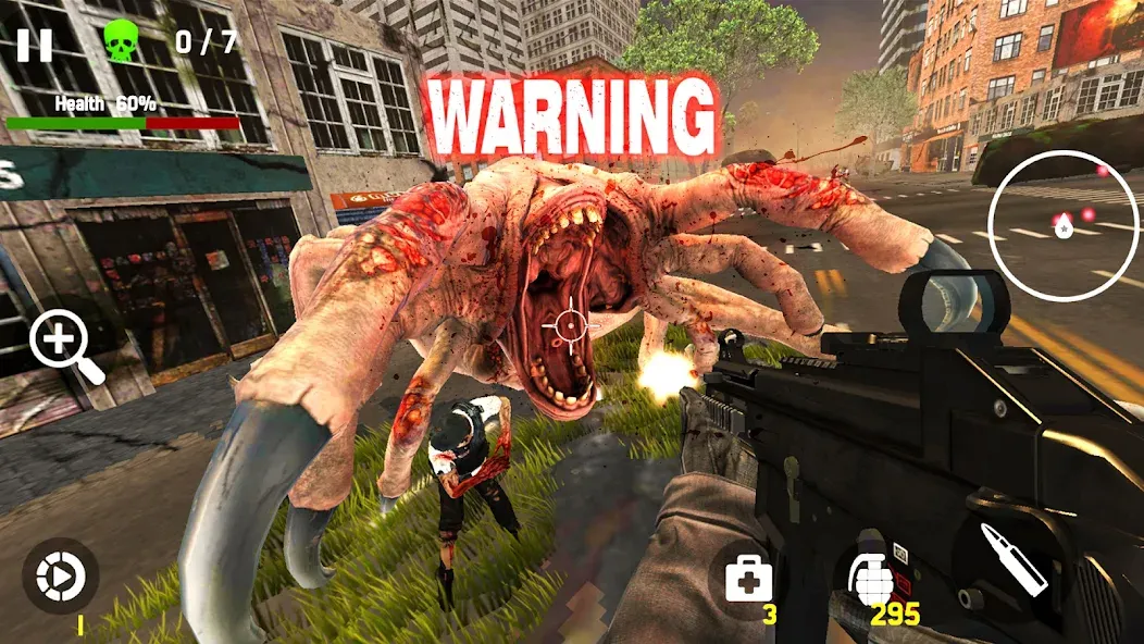 Скачать взлом Zombie Hunter - Shooting Game на Андроид — Много денег — скриншот 4