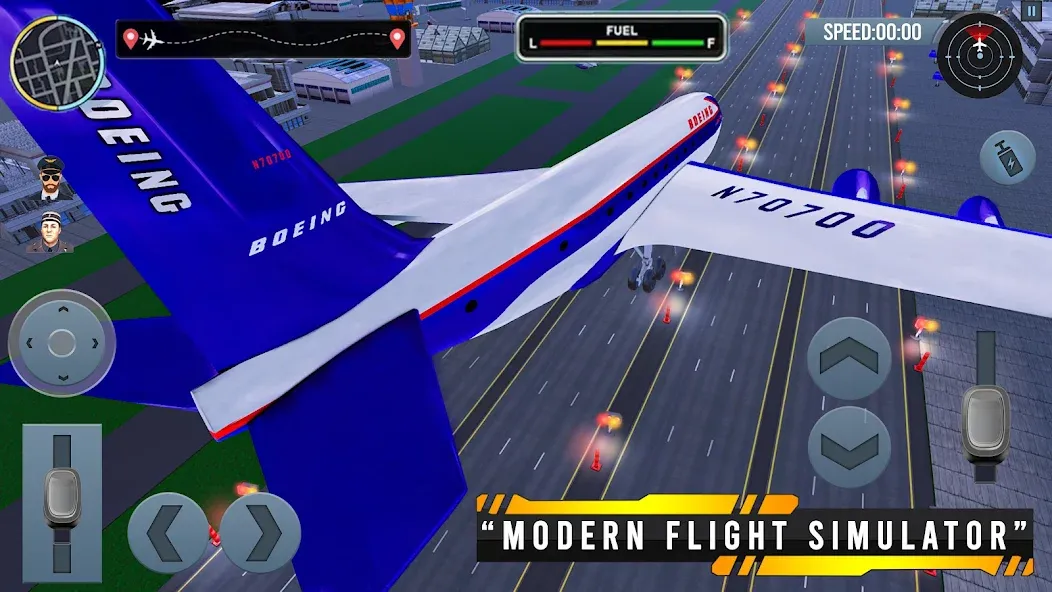 Скачать Airplane Simulator Plane Games на Android — Много денег — скриншот 3