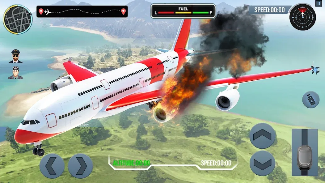 Скачать Airplane Simulator Plane Games на Android — Много денег — скриншот 4