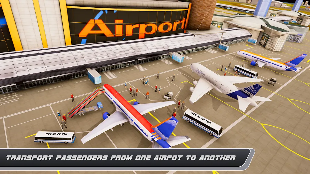 Скачать Airplane Simulator Plane Games на Android — Много денег — скриншот 5