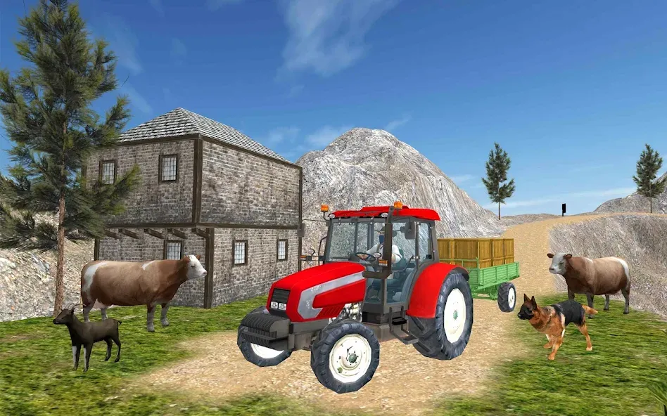 Скачать взлом Tractor Driver 3D Farming Sim на Андроид — Много денег — скриншот 1 Скачать взлом Tractor Driver 3D Farming Sim на Андроид — Много денег — скриншот 1
