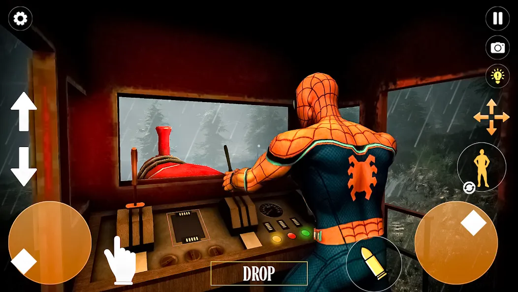Взломанная Horror Spider : Scary Train на Андроид — Бессмертие и Все поезда разблокированы — скриншот 1