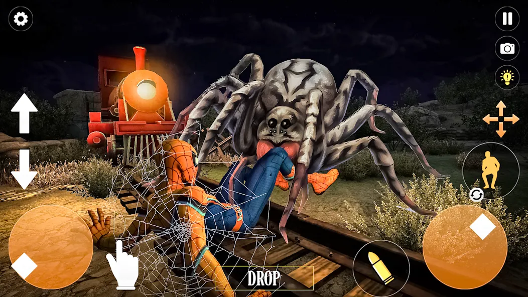 Взломанная Horror Spider : Scary Train на Андроид — Бессмертие и Все поезда разблокированы — скриншот 4