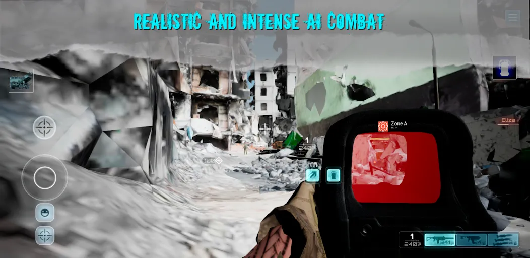 Взломанная Shooter War WW3 CoopValor 2056 на Андроид — Много денег — скриншот 3