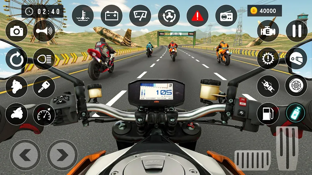 Bike Racing Games - Bike Game MOD — Много денег на Андроид — скриншот 2