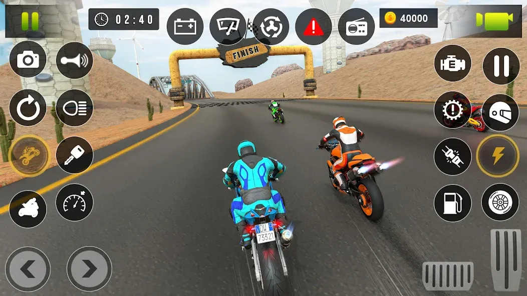 Bike Racing Games - Bike Game MOD — Много денег на Андроид — скриншот 5