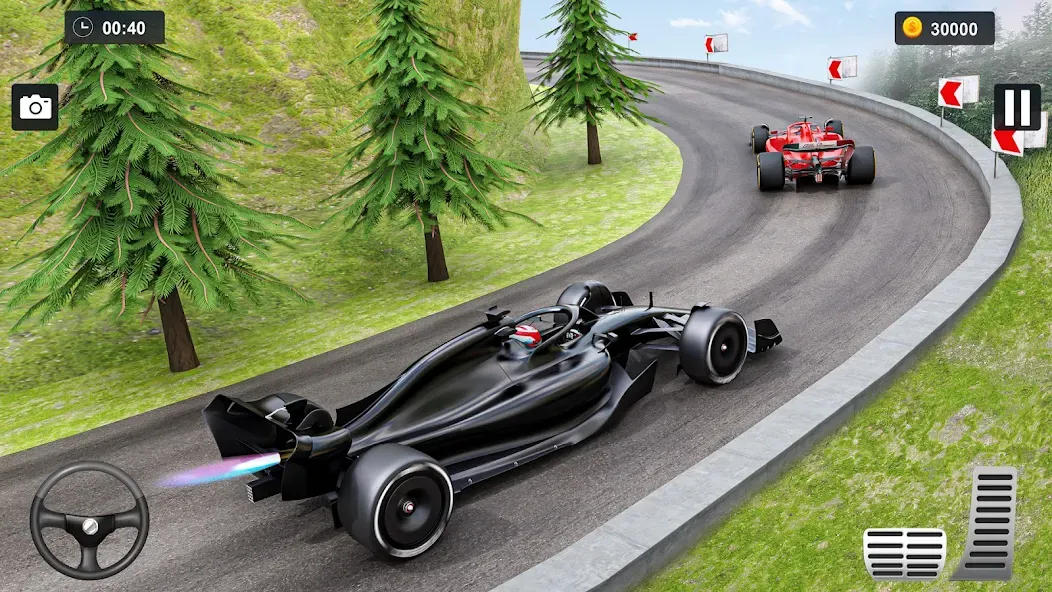 Скачать взломанную Formula Car Stunt - Car Games — Много денег и разблокированные машины — скриншот 1
