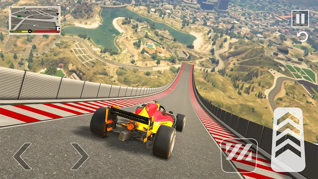 Скачать взломанную Formula Car Stunt - Car Games — Много денег и разблокированные машины — скриншот 3