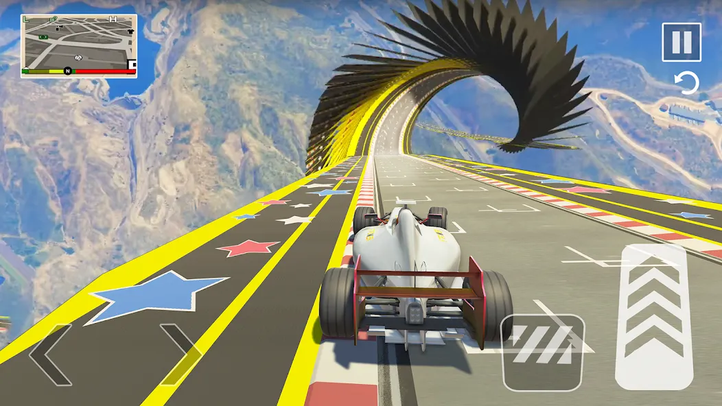 Скачать взломанную Formula Car Stunt - Car Games — Много денег и разблокированные машины — скриншот 5