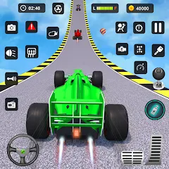 Скачать взломанную Formula Car Stunt - Car Games — Много денег и разблокированные машины