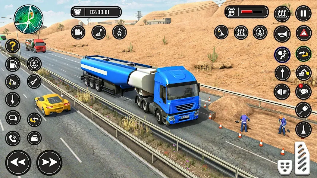 Скачать Truck Simulator - Truck Games (Мод: Много денег и без рекламы) на Андроид — скриншот 1