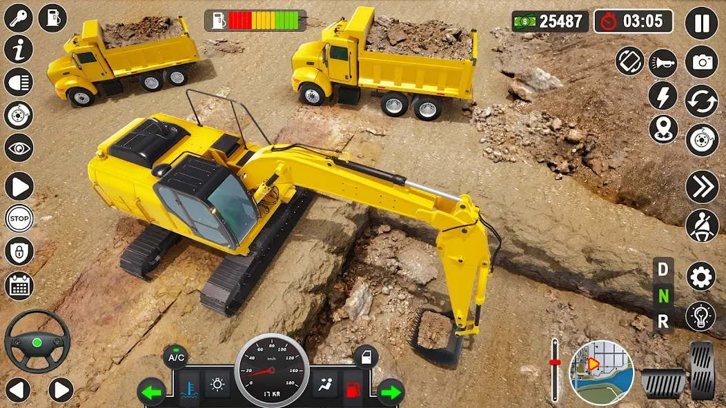 Скачать взлом Construction Games Simulator на Андроид — Много денег — скриншот 1