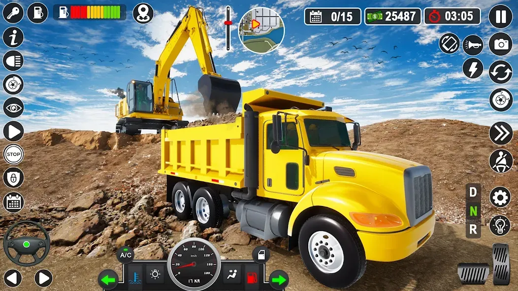 Скачать взлом Construction Games Simulator на Андроид — Много денег — скриншот 2