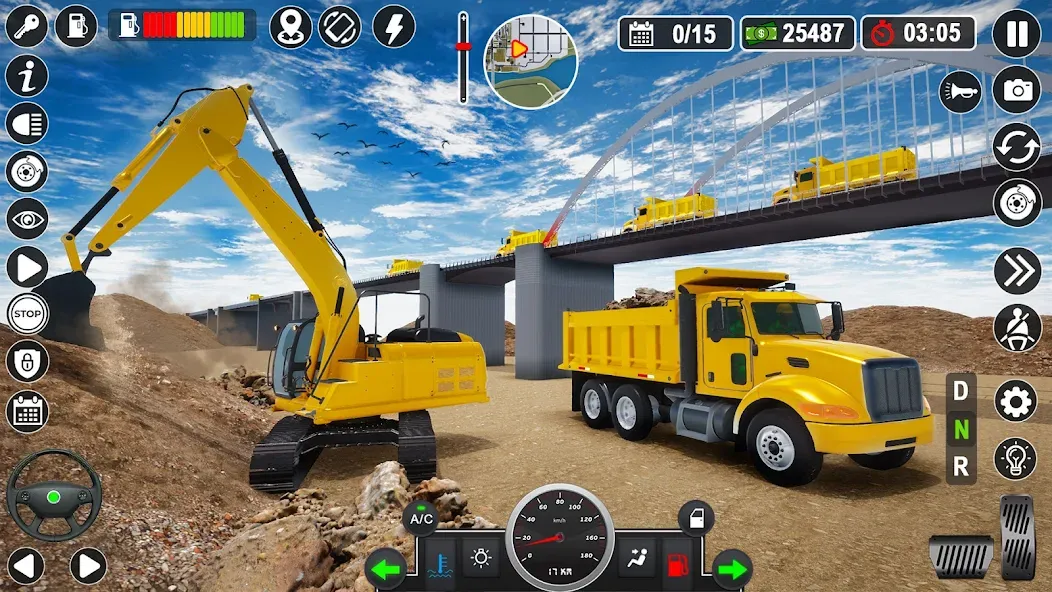 Скачать взлом Construction Games Simulator на Андроид — Много денег — скриншот 4