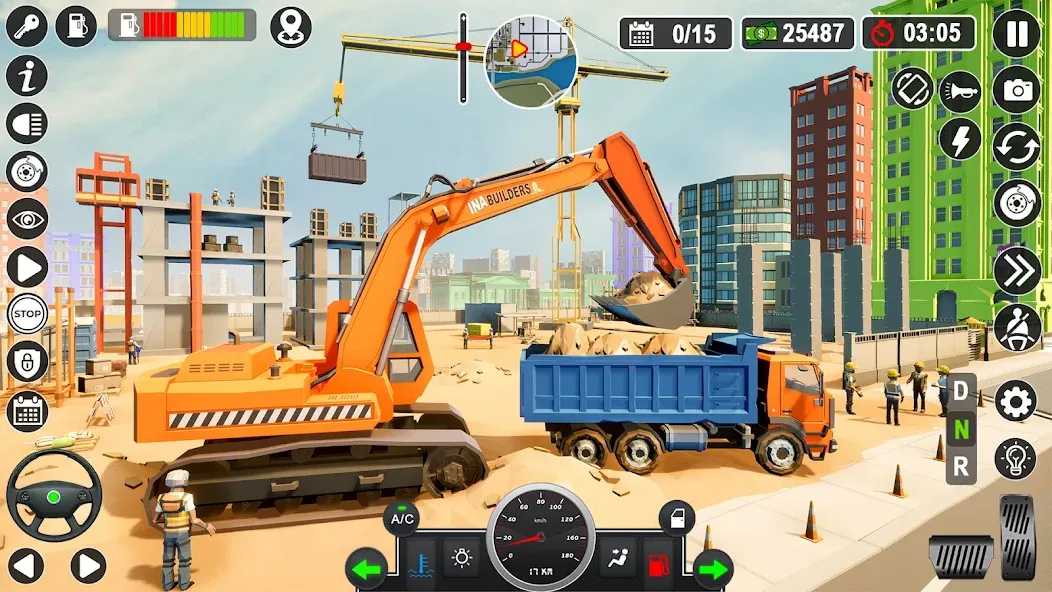 Скачать взлом Construction Games Simulator на Андроид — Много денег — скриншот 5