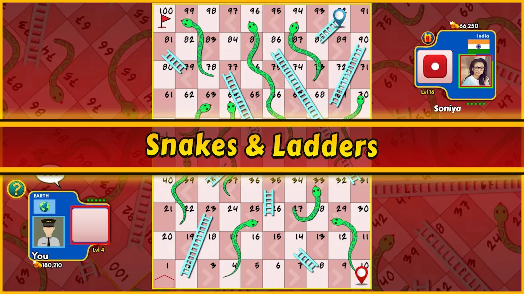 Snakes and Ladders King на Андроид — Мод Всегда победа в костях — скриншот 3