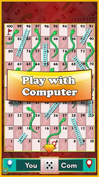 Snakes and Ladders King на Андроид — Мод Всегда победа в костях — скриншот 5