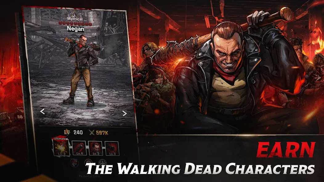 Скачать The Walking Dead: All-Stars на Андроид — Много денег и без рекламы — скриншот 3
